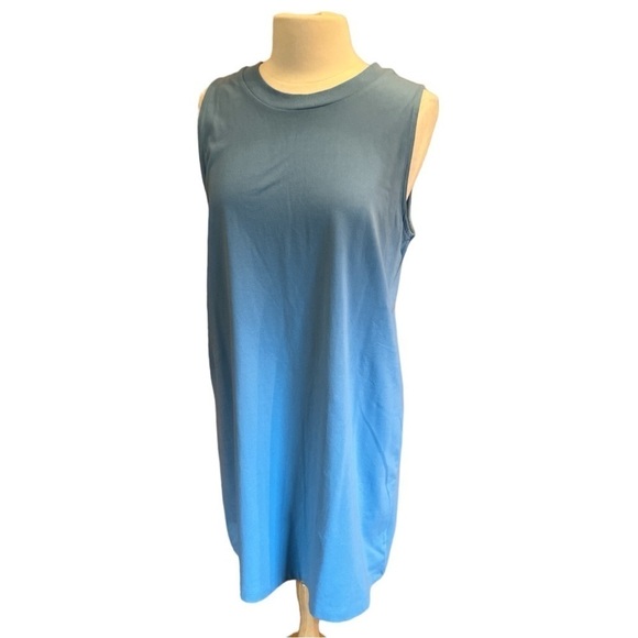A New Day Tank Dress Pretty Blue Cotton Blend size XL​​​​​​​​ - Picture 1 of 12